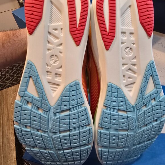 Hoka Cielo Road Orange Yellow Mustard 1143490-SYJ Men's Size 13 Running Shoe NEW - Picture 9 of 15